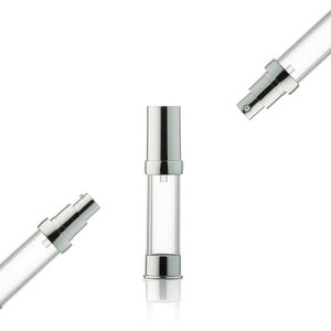 Envase de Plástico Delgado Personalizado de 10 ml, 15 ml, 20 ml, 30 ml, 35 ml, Botella de Loción sin Aire con Bomba Redonda para el Cuidado de la Piel - Product Image 4