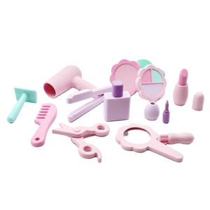 12 pièces Kit de maquillage et de salon en silicone Offre Spéciale avec fard à lèvres <span class=keywords><strong>pour</strong></span> fille jouets de simulation avec sac de rangement en tissu <span class=keywords><strong>pour</strong></span> tout-petit - Product Image 6
