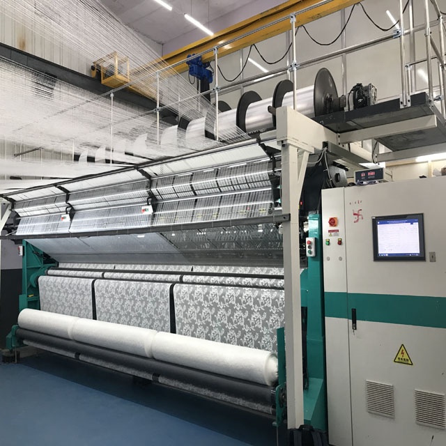 Jacquard Raschel Karl Mayer RJPC4F Warp Máy Dệt Kim Khăn Máy Dệt Kim