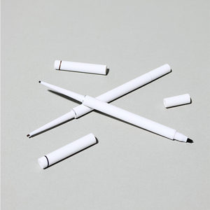 Eyeliner non rotatif avec pinceau double tête noir brun soyeux facile à utiliser imperméable maquillage des yeux quotidien longue durée - Product Image 1