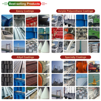 Revêtement en polyuréthane acrylique durable de qualité supérieure, résistant aux produits chimiques, protection UV pour peinture de bateau, époxy, liquide pétrochimique