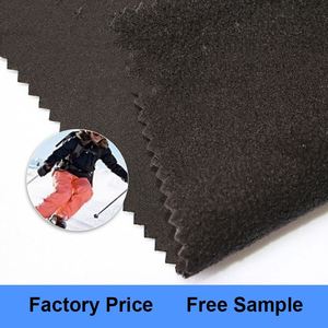 Tela de 3 Capas de Poliéster Impermeable y Elástica en 4 Direcciones, con Forro Polar Cálido, para Chaqueta, Directo de Fábrica - Product Image 2