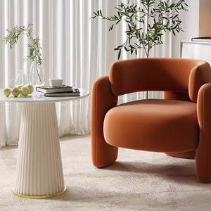 เก้าอี้พักผ่อนสไตล์มิดเซ็นจูรี่ โมเดิร์น หรูหรา ใหม่ล่าสุด เฟอร์นิเจอร์ตกแต่งบ้าน ห้องนั่งเล่น - Product Image 4