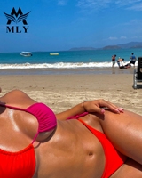 MLY 2025 Bikini Sexy extrême Micro Deux Pièces Sangle Claire Mini g String String Femmes Grande Taille Maillots De Bain