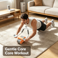 Rodillo Abdominal de Rebote Automático para Adelgazar, Herramienta para el Hogar para Hombres y Mujeres Adultos, para Pérdida de Grasa Corporal, Ejercicio de Moldeamiento