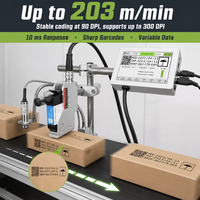 Machine de codage à jet d'encre à haute vitesse T190E pour l'impression de codes-barres GS1 QR, de dates et de numéros de série