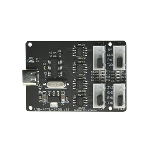 A53m New <span class=keywords><strong>USB</strong></span> để <span class=keywords><strong>TTL</strong></span> mô-đun CH340 Hub giao diện TYPE-C 4-kênh bốn Solo <span class=keywords><strong>TTL</strong></span> - Product Image 4