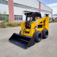 Kostengünstiger Mini-Radlader aus China mit Mehrfachanbaugeräten, Kleiner Kompaktlader für Bauarbeiten