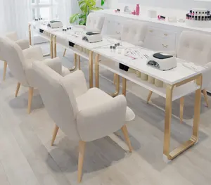 Özel ekonomik ins japon basit tek ve çift manikür masası ve sandalye seti