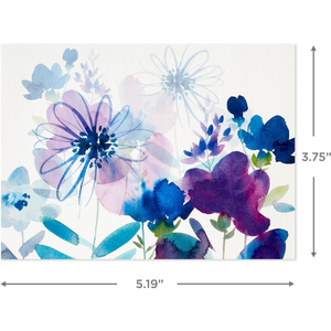 Cartes de voeux vierges de conception de fleur d'<span class=keywords><strong>aquarelle</strong></span> pour les enseignants de la fête des mères et les amis fabriqués à partir de papier de qualité - Product Image 3