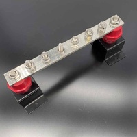 Isolateur de barre omnibus fileté rouge pour protection contre la foudre