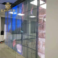 Lionled Nouvelle Arrivée Intérieur Installation Facile Ultra Mince Transparent Écran D'affichage LED