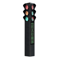 Feux de signalisation intégrés pour passage piétons avec compte à rebours rouge-vert, écran LED 300mm 400mm, Semaforos