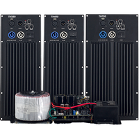 Haut-parleur professionnel intérieur et extérieur actif 600 Watts TR18BA 18 \ "avec caisson de basses 15 \" pour système de réseau de lignes à utiliser sur scène