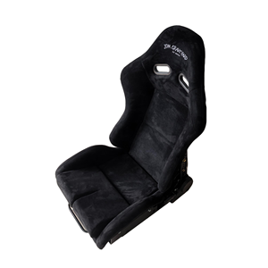Asiento de Carreras de Lujo Ajustable con Rieles Deslizantes de Terciopelo, Asiento de Butaca de Fibra de Vidrio Modificado con Respaldo Ajustable, Asientos de Coche Modificados - Product Image 5
