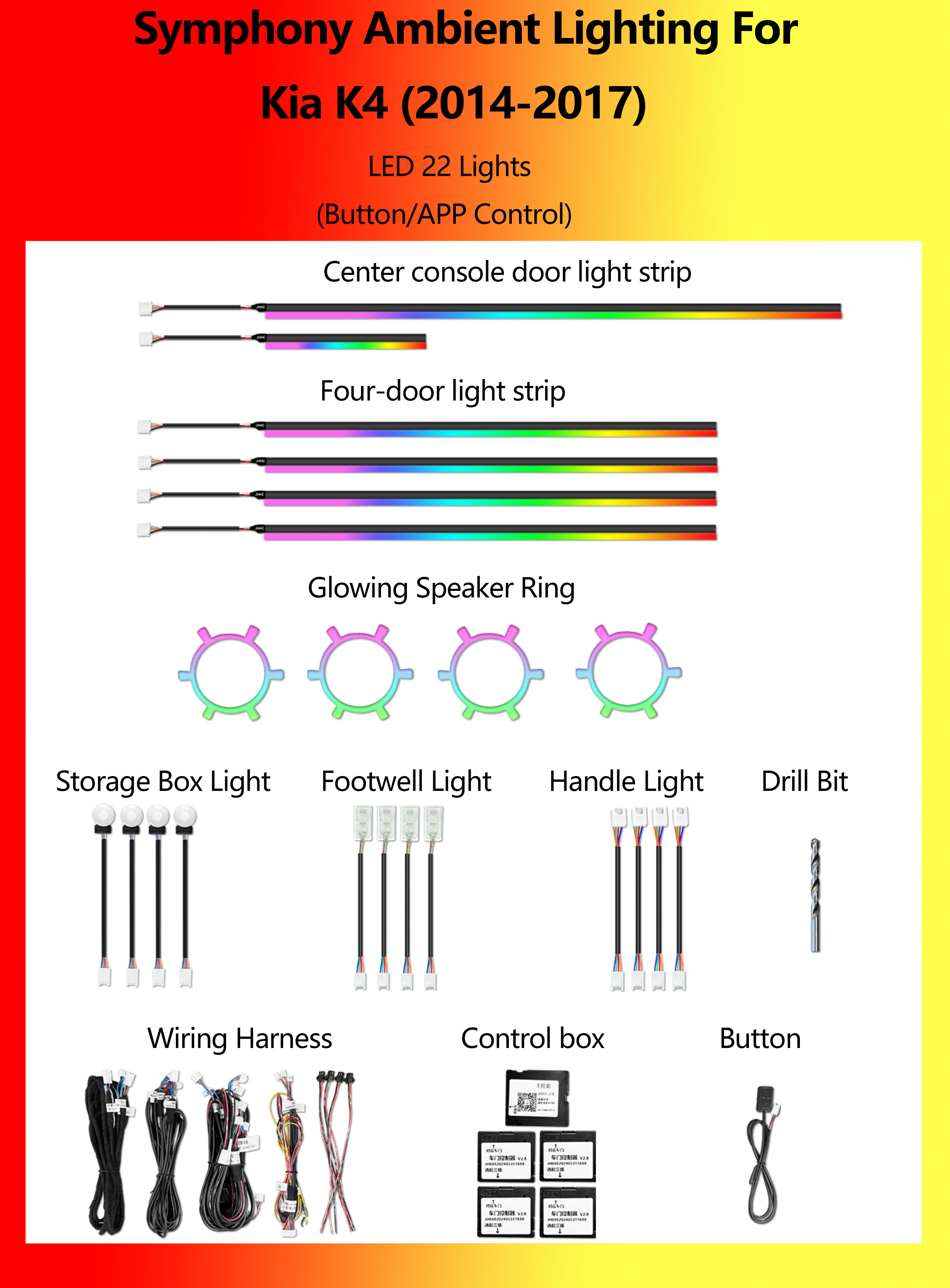 Kia K4 Symphony 22 Lights