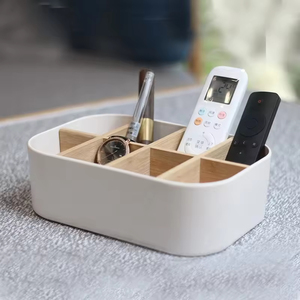 Customized <strong>Plastic</strong> Desktop Organizer Box Portable Stationery &amp; Tools <strong>Storage</strong> for Office Makeup <strong>Storage</strong> <strong>Bin</strong> - Product Image 1