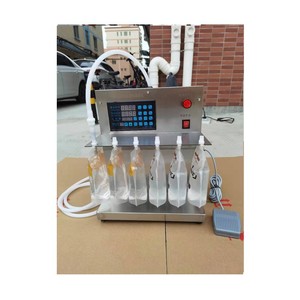 เครื่องบรรจุของเหลวแบบกึ่งอัตโนมัติหลายหัว 30-1000 มล. เครื่องบรรจุขวด - Product Image 1