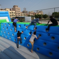 Parcours d'obstacles gonflable multi-activités 5k pour compétition et fête