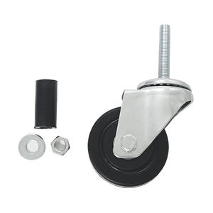 Werkseitig 2-Zoll-Lenkrolle mit Doppel bremse liefern Pu Castor Mid Heavy Duty <span class=keywords><strong>Caster</strong></span> 100-500kg für Wagen - Product Image 6