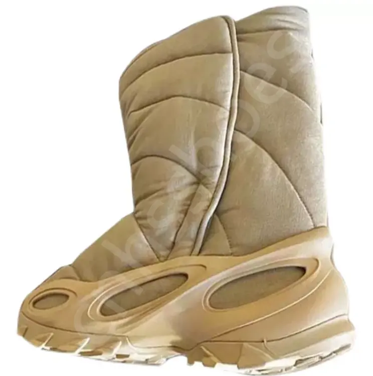 Nieuwe Collectie Winchter Yeezy Warme Laarzen Kaki Kuit Mid Size 36-47 Dames Yeezy Snowboots