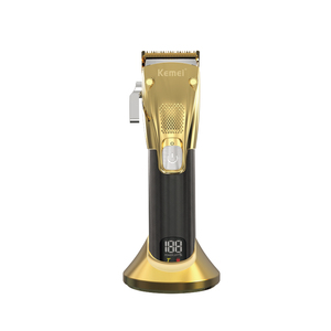 เครื่องตัดผม <span class=keywords><strong>Kemei</strong></span> KM-K33s <span class=keywords><strong>แบ</strong></span><span class=keywords><strong>ต</strong></span><span class=keywords><strong>เต</strong></span>อรี่ 2500mAh กำลังไฟ 8W ชาร์จผ่าน USB เสียงเบา <span class=keywords><strong>ต</strong></span>ัวเครื่องโลหะ หัวปรับระดับได้ พร้อมแท่นชาร์จ - Product Image 6