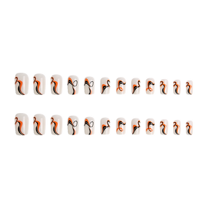 <span class=keywords><strong>Uñas</strong></span> Postizas <span class=keywords><strong>Cortas</strong></span> Cuadradas al por Mayor, 24 Piezas, Puntas de <span class=keywords><strong>Uñas</strong></span> Acrílicas ABS Reutilizables para Uso Diario - Product Image 6