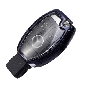 Accesorios para Automóviles, Funda Protectora para Llaves de Coche 2 en 1 de TPU, Protector de Llave Inteligente para Mercedes Clase C, E, S, M, CLS, CLK, G - Product Image 1