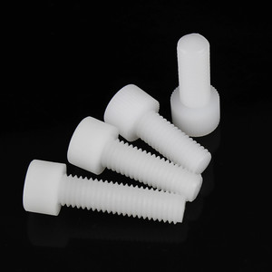 สกรูไนลอน สกรู<span class=keywords><strong>หัว</strong></span>หกเหลี่ยมพลาสติก พร้อมหัวทรงกระบอก DIN912 M3-M12 - Product Image 5