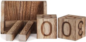 Blocs de <span class=keywords><strong>calendrier</strong></span> de date permanents de bureau définis par l'utilisateur de décoration de bureau rétro pour le <span class=keywords><strong>calendrier</strong></span> <span class=keywords><strong>en</strong></span> <span class=keywords><strong>bois</strong></span> de cadeau de Noël - Product Image 5