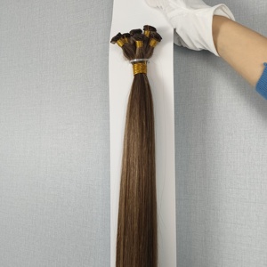 ผมต่อแบบเย็บมือคุณภาพสูง 100% จากรัสเซีย เส้นผมเรียงตัวสวย แบบเวอร์จิ้น รีมี่ แฮนด์ไทด์ ดับเบิ้ลดรอน - Product Image 2