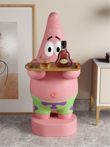 Figuras Decorativas <span class=keywords><strong>de</strong></span> Resina Hechas a Mano <span class=keywords><strong>de</strong></span> <span class=keywords><strong>Bob</strong></span> <span class=keywords><strong>Esponja</strong></span> y Patricio Estrella, Adornos Creativos para Mesita <span class=keywords><strong>de</strong></span> Noche, Mueble <span class=keywords><strong>de</strong></span> TV, Porche, Arte y Recepción - Product Image 2