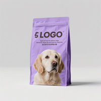 Emballage de sachets alimentaires, pour friandises et collations pour animaux de compagnie, formes et logos personnalisés