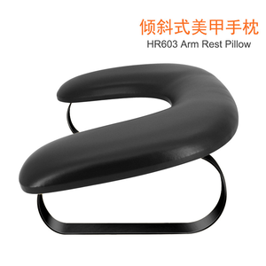 Black <b>U</b> Shape <b>Nail</b> Arm Rest Stand Manicure Hand Support Pillow Cleanable Salon Supplies - Product Image 4