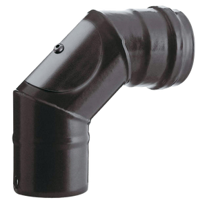 Coudes de 90 degrés avec inspection pour poêles à granulés 80 mm - Product Image 1