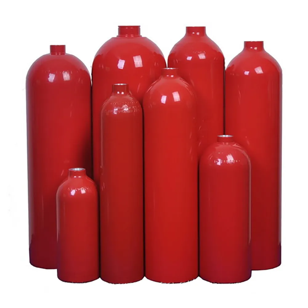 10LBS Aluminium Fire Extinguisher Cylinder DOT-3AL Aluminum Gas Cylinder High Pressure Co2 Fire Extinguisher Cylinder