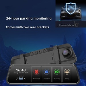 9.66 inch IPS màn hình video ghi 2K + 1080P tầm nhìn ban đêm 2 máy ảnh ghi âm vòng lặp <span class=keywords><strong>wifi</strong></span> xe hộp đen 1 năm bảo hành - Product Image 3