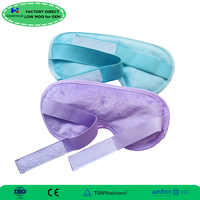 Masque oculaire de sommeil double face en peluche douce pour la thérapie par le froid, les soins de santé et le soulagement du stress, avec perles de gel PVC, compresse froide et massage