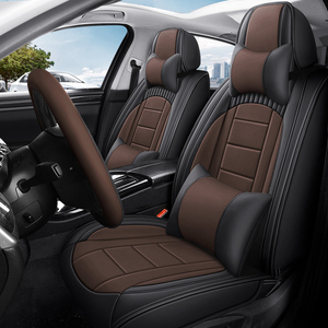 غطاء مقعد سيارة نيمبوس شامل بالكامل، طقم داخلي فاخر من جلد النابا، بتصميم عملي مناسب لجميع المواسم ومعظم موديلات السيارات - Product Image 6