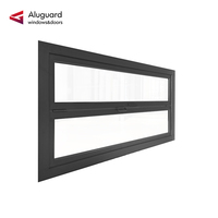 Fenêtre de service commerciale en aluminium sur mesure, relevable et pliable, pour devanture de restaurant |   Aluguard