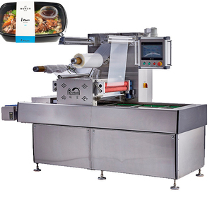 Saldatrice per vassoio Fast Food macchina confezionatrice automatica atmosfera modificata mappa vassoio sigillante - Product Image 1