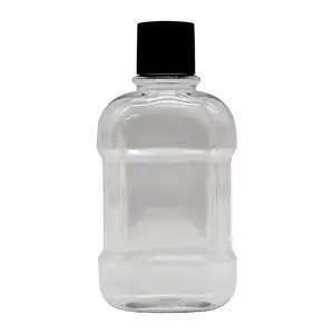 Mouthwash bottle 250ml PET high-end new transparent mouthwash plastic bottle portable mouthwash