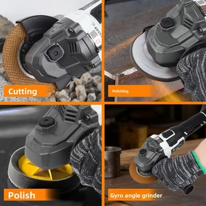 Meuleuse d'angle sans balais 5230 pour le commerce extérieur, machine de polissage gyroscopique de qualité industrielle, découpeuse rechargeable avec batterie au lithium 4.0-8.0Ah - Product Image 3