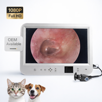 Système d'endoscopie vétérinaire portable OEM avec moniteur intégré pour utilisation avec une sonde rigide, endoscope vétérinaire 1080P