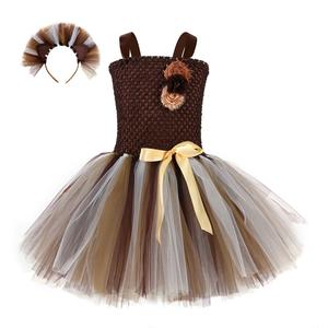 Disfraces de Princesa Reno para Niñas, sin Mangas, al por Mayor, para Halloween, Navidad, Fiestas en la Selva, Vestidos de Tutú Elegantes - Product Image 4