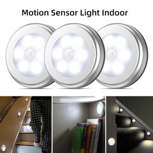 Luz Nocturna Inteligente con Sensor de Movimiento Infrarrojo, Bombilla de Encendido/Apagado Automático, Funciona con Batería, para Lámpara de Pared o Armario, Venta al Por Mayor - Product Image 3