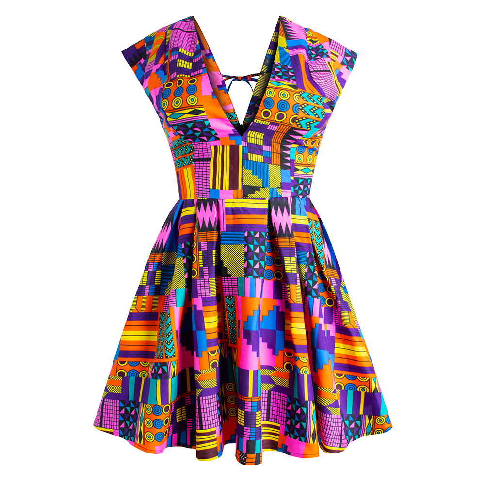 Buy Kente Dresses 100% Cotton Comfort | Alibaba.com