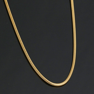 Collar de Hueso de Serpiente con Cadena Dorada Unisex para Uso Diario, Cadena Extensible de 11 cm, Joyería Fina - Product Image 3
