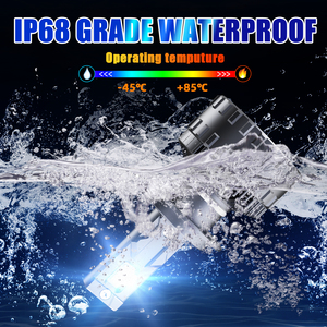 Phares LED de voiture AKE V68X 130W de haute qualité H4 H11 9005 9006 880 9012 6000K Lumière blanche 12V Ampoule de phare avant LED universelle - Product Image 2