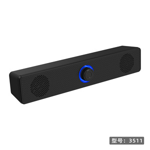 ลำโพงแบบแท่งยาว 3511 ใช้พลังงานจาก USB พร้อมปุ่มปรับระดับเสียง สำหรับใช้งานกับแล็ปท็อป คอมพิวเตอร์ตั้งโต๊ะ - Product Image 5